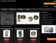 Tablet Screenshot of kushwahaenggworks.com
